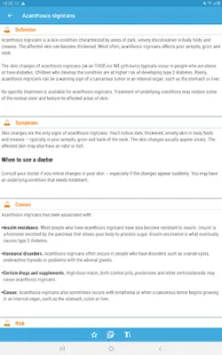 Diseases Dictionary android App screenshot 2