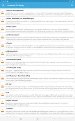 Diseases Dictionary android App screenshot 3