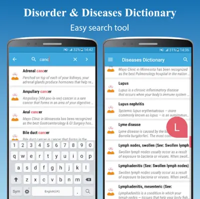 Diseases Dictionary android App screenshot 5